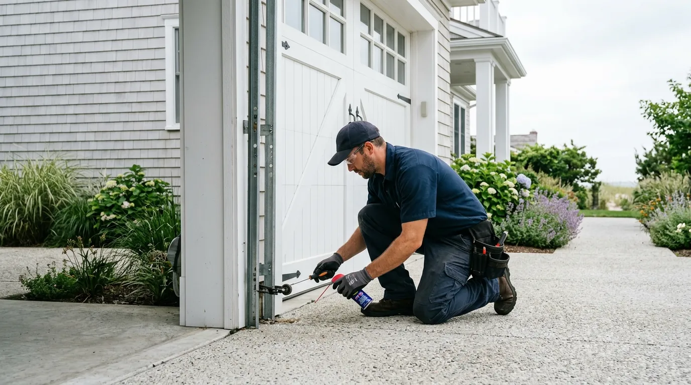 Garage door repair work in Oklahoma City, OK